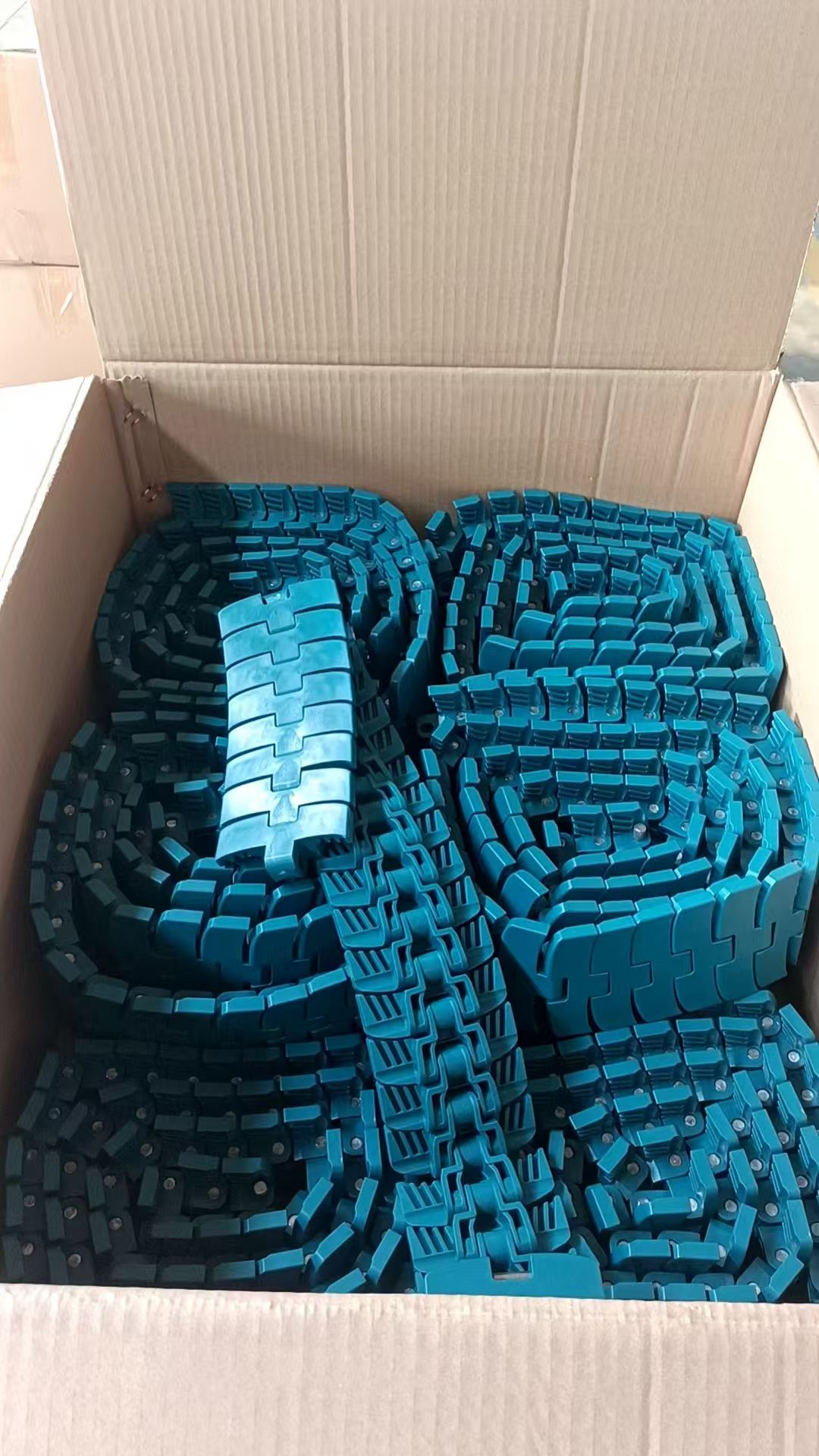 Food and beverage assembly line rubber and plastic product samples